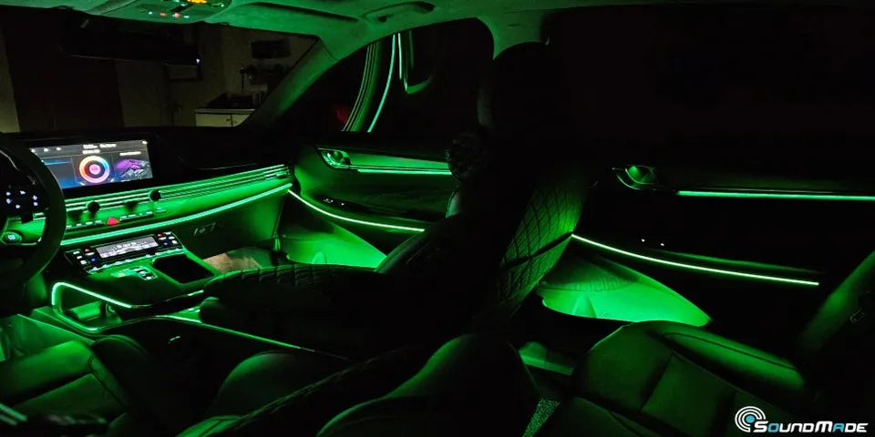 Hyundai Grandeur IG ambient lighting installation result