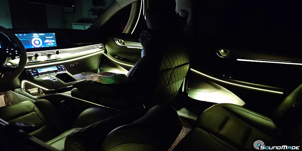Hyundai Grandeur IG ambient lighting - Hyundai Grandeur IG Ambient Lighting Review — Under $40 photo 3
