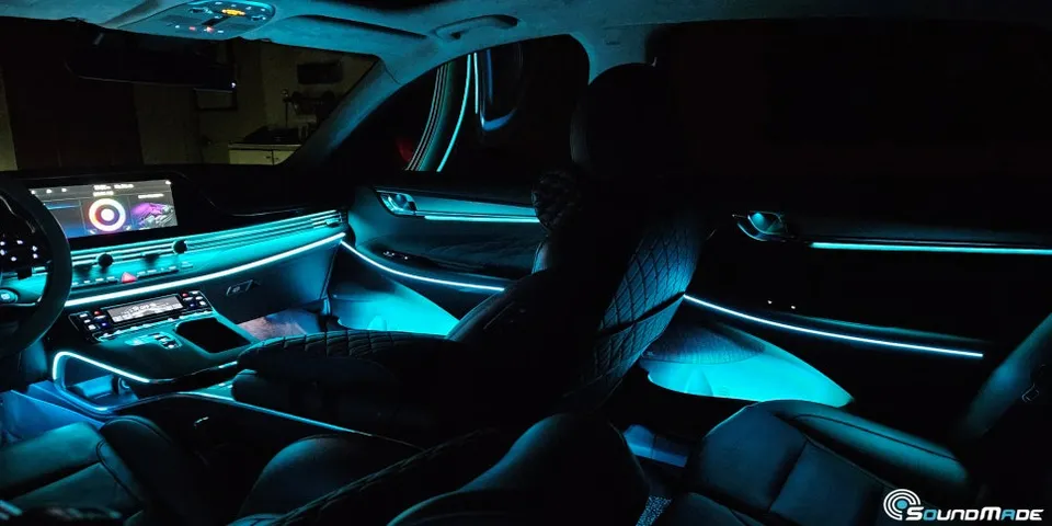 Hyundai Grandeur IG ambient lighting - Hyundai Grandeur IG Ambient Lighting Review — Under $40 photo 4