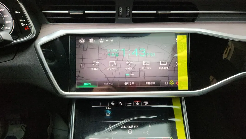 Audi A6 C8のドラレコ取付事例|費用目安・仕上がり 施工写真 3-2