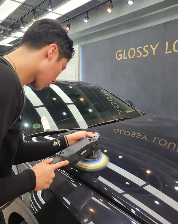 Hyundai Grandeur GN7のガラスコーティング事例|費用目安・仕上がり 施工写真 3-2