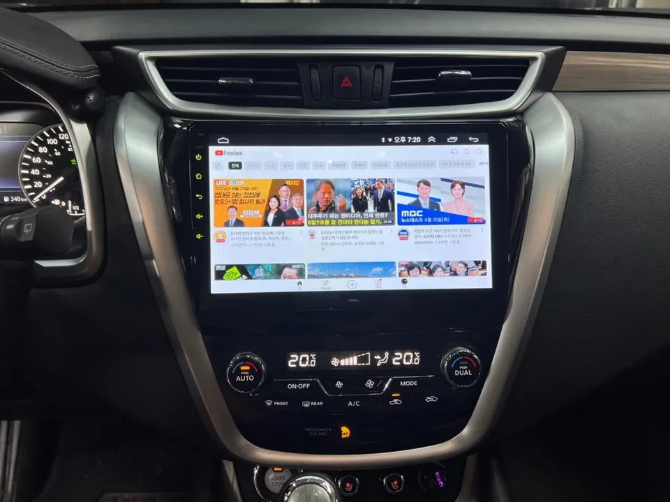 Nissan MuranoのAndroid Auto・CarPlay取付事例 施工写真 1-2