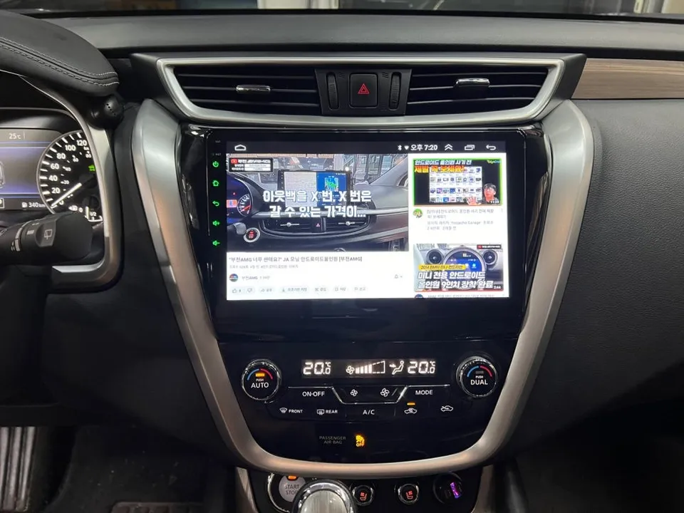 Nissan MuranoのAndroid Auto・CarPlay取付事例 施工写真 2-2