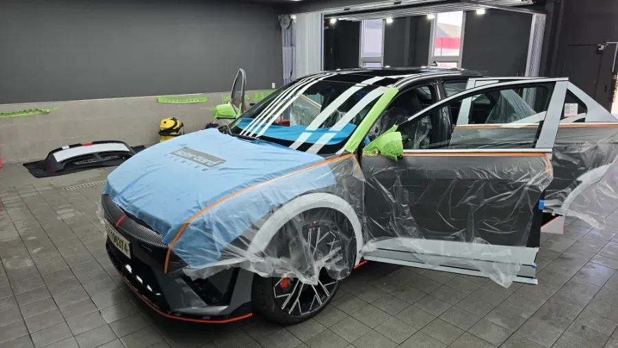 Hyundai IONIQ 5 Nのカーフィルム施工事例|費用目安・仕上がり 施工写真 2-2