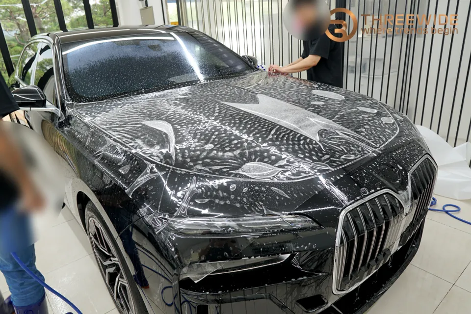 BMW 7 Series G70 PPF施工事例｜費用目安と仕上がり 施工写真 2-2