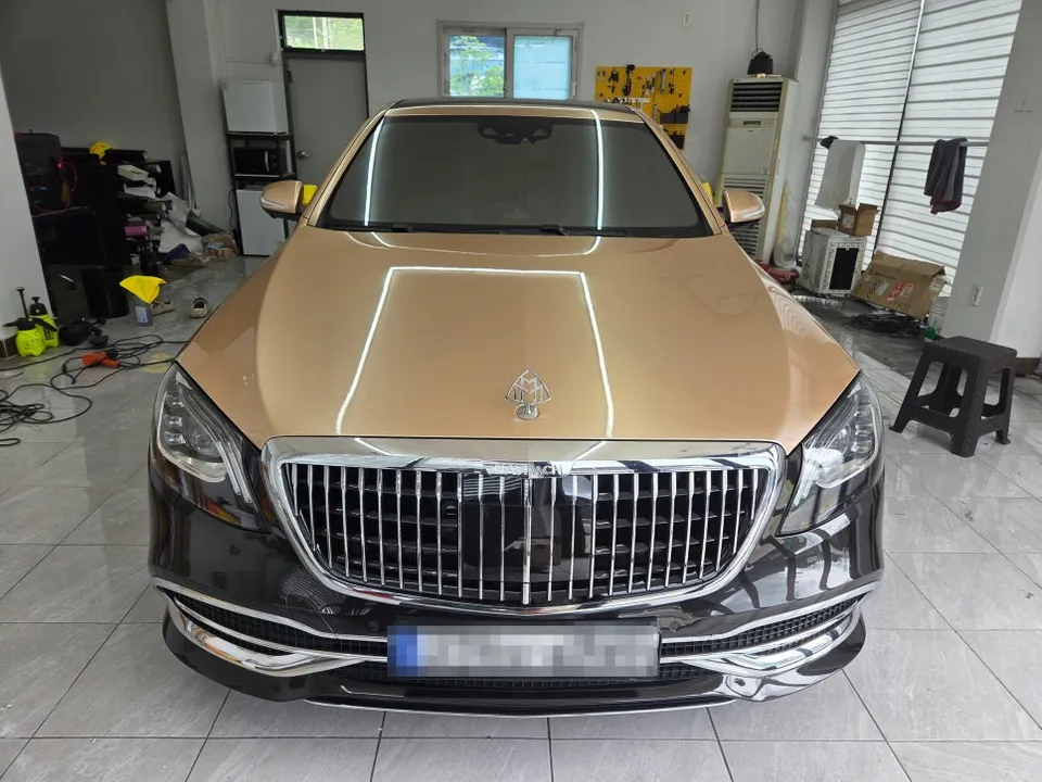 Mercedes-Benz Maybachのカーラッピング事例|費用目安・仕上がり 施工写真 1-3