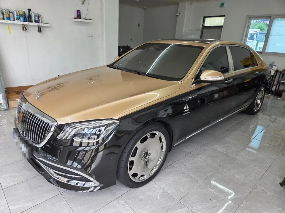 Mercedes-Benz Maybachのカーラッピング事例|費用目安・仕上がり 施工写真 3-3
