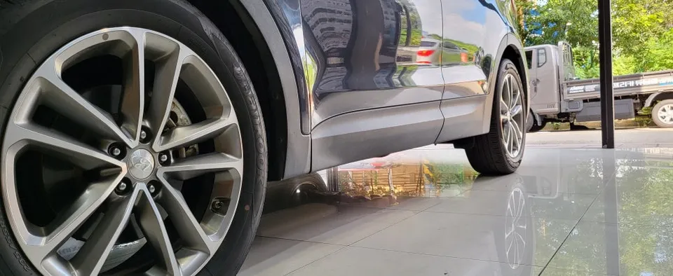 Kia Santa Fe DM body kit - Kia Santa Fe DM Body Kit Installation Review photo 3