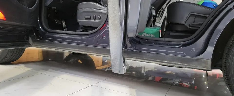 Kia Santa Fe DM body kit - Kia Santa Fe DM Body Kit Installation Review photo 4