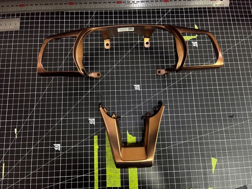 Hyundai Sonata LFのカーラッピング事例|3Mサテンダークグレー 施工写真 3-2