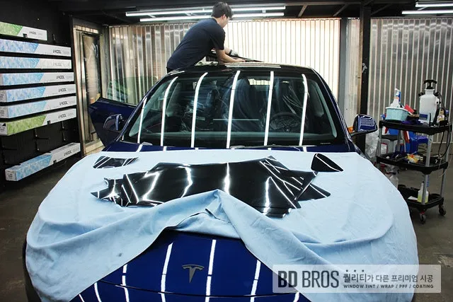 Tesla Model 3 new car package installation result