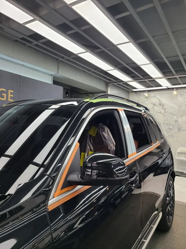 BMW X7のカーラッピング事例|クロームパーツのブラック化 施工写真 3-1