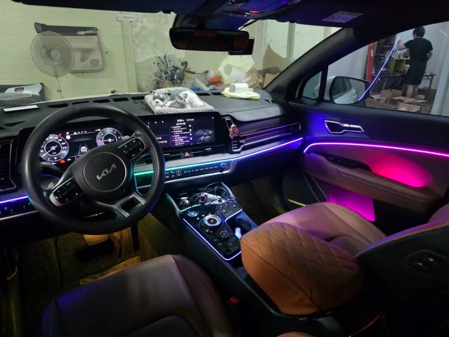 Kia Sportage ambient lighting - Kia Sportage Ambient Lighting Review: Enhanced Interior Mood photo 4