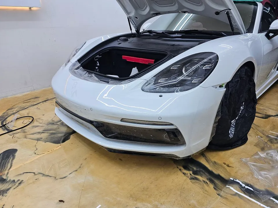 ポルシェ ボクスター PPF施工事例|費用目安・仕上がり 施工写真 3-2