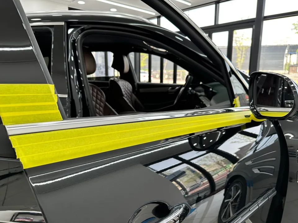 Genesis GV80 vinyl wrap - Genesis GV80 Vinyl Wrap Review — Full Chrome Delete & Blackout photo 3
