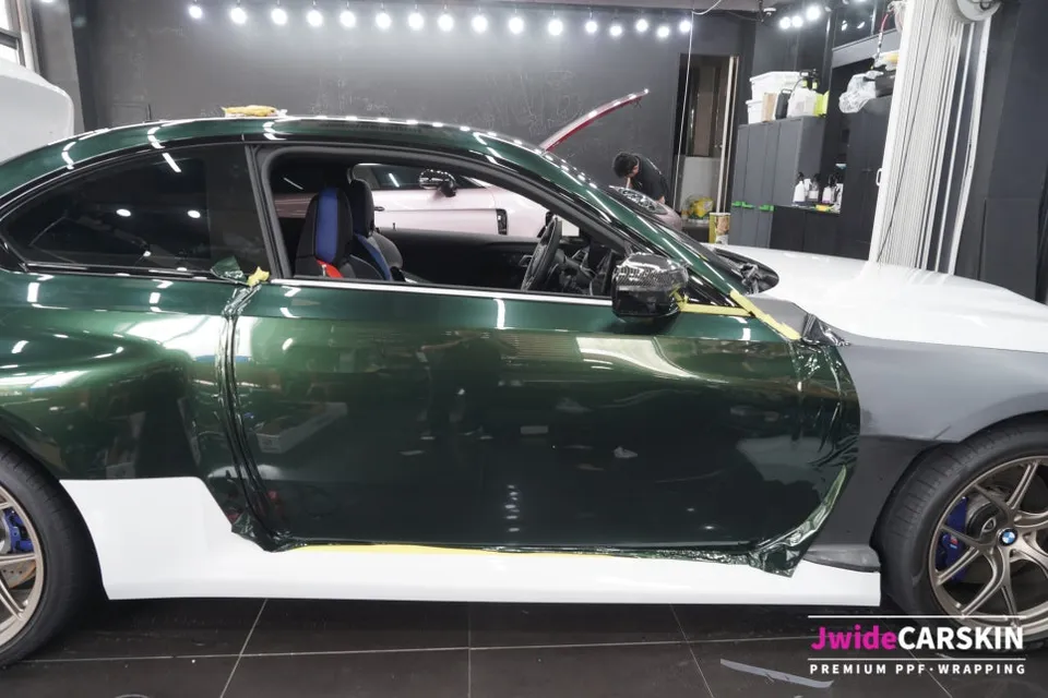 BMW M2 G87 vinyl wrap - BMW M2 G87 Vinyl Wrap Review — Midnight Green Transformation photo 5