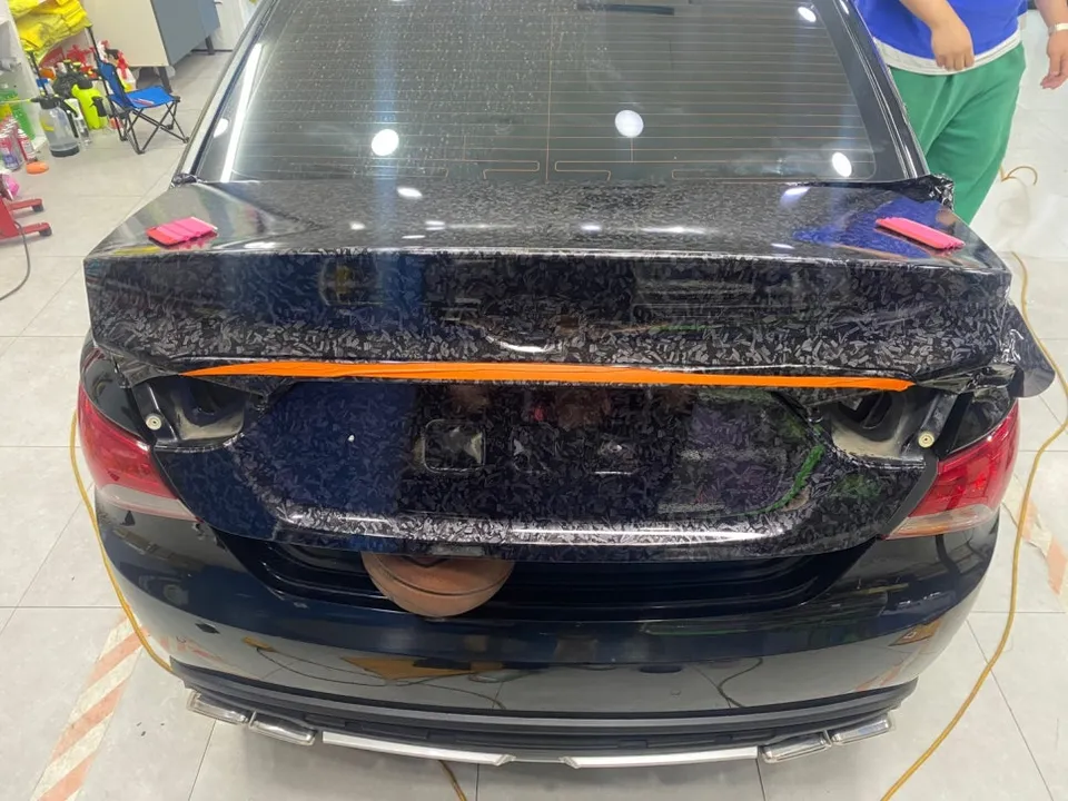 Hyundai Sonataのカーラッピング事例 施工写真 6