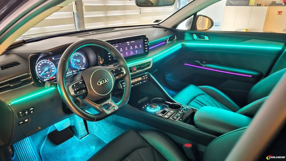 Kia K5 DL3 ambient lighting - Kia K5 DL3 Ambient Lighting Review - Enhanced Interior LEDs photo 6