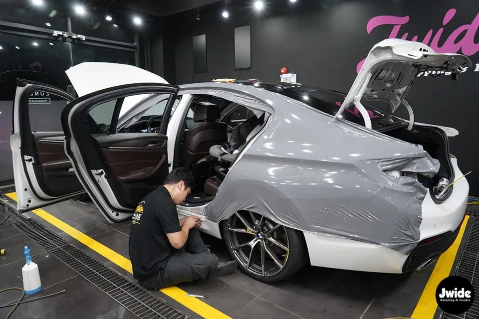 BMW 5 SeriesのPPF施工事例｜費用目安と仕上がり 施工写真 2-2