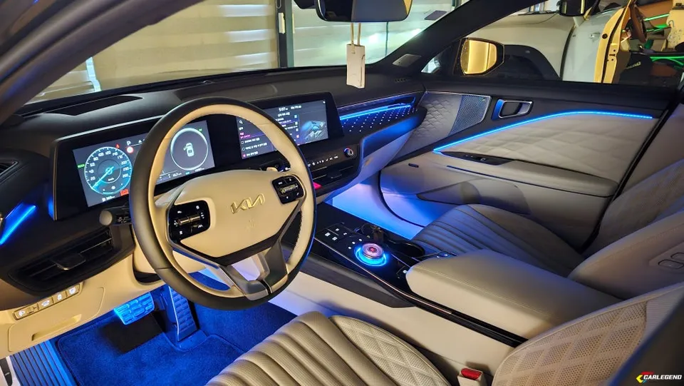 Kia K8 ambient lighting - Kia K8 Ambient Lighting Upgrade: Premium Interior Tuning photo 3