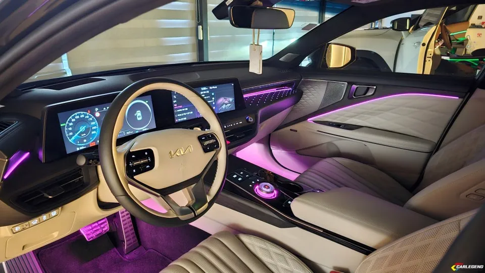 Kia K8 ambient lighting - Kia K8 Ambient Lighting Upgrade: Premium Interior Tuning photo 4