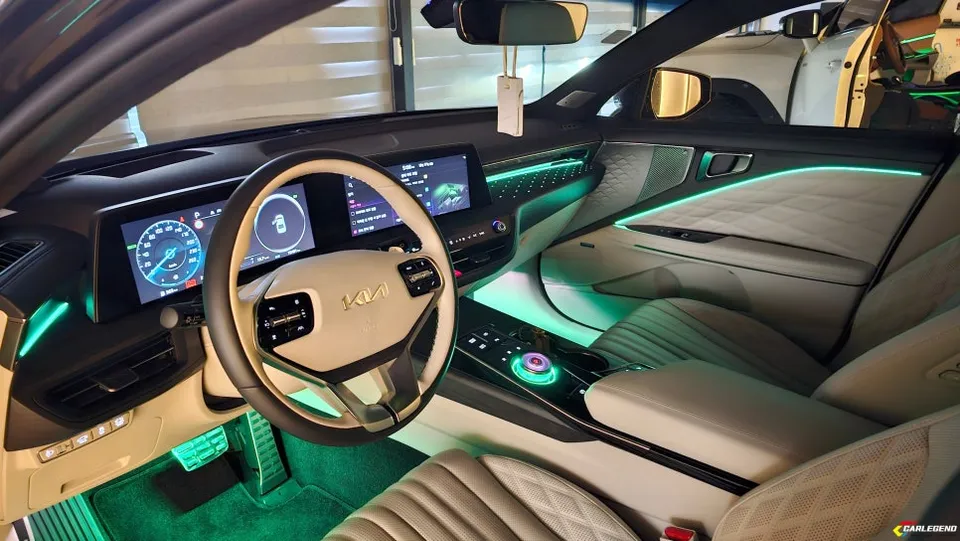 Kia K8 ambient lighting - Kia K8 Ambient Lighting Upgrade: Premium Interior Tuning photo 5