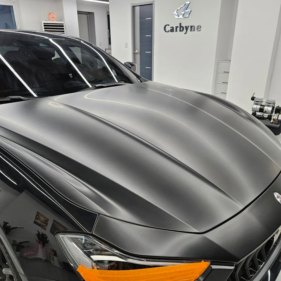 Maserati Ghibliのカーラッピング事例 施工写真 5