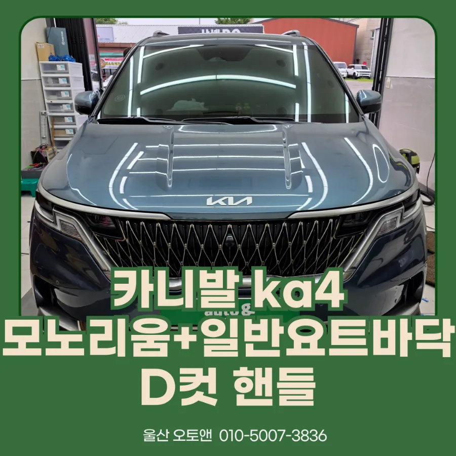 Kia Carnival interior customization installation result