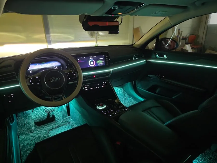 Kia K5 DL3 ambient lighting - Kia K5 DL3 Ambient Lighting Review — Cost & Results photo 4