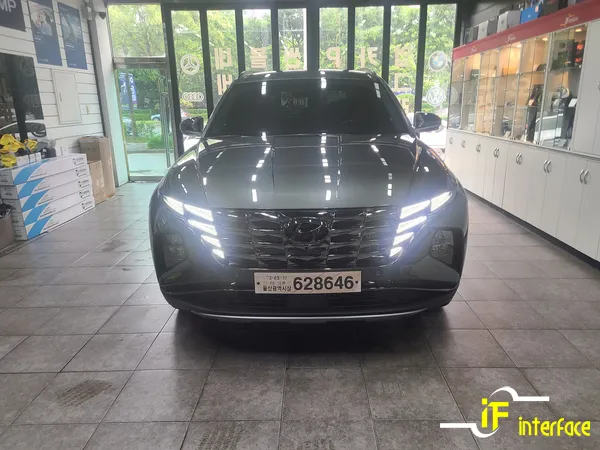 Hyundai Tucson NX4 new car package installation result