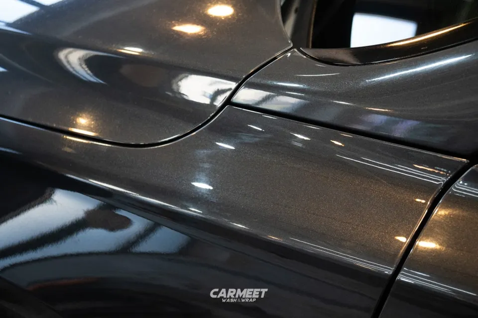 Kia Grandeur IGのガラスコーティング事例 施工写真 1-2