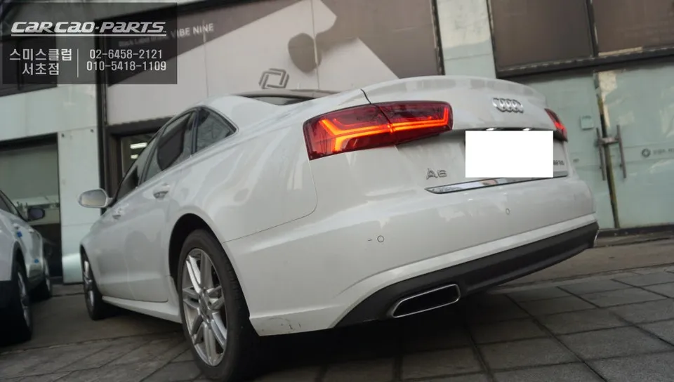 Audi A6のAndroid Auto・CarPlay取付事例 施工写真 2-2