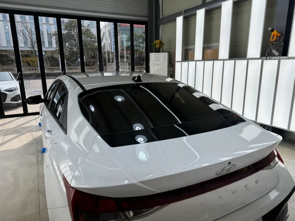 Hyundai Elantra CN7 vinyl wrap - Hyundai Elantra CN7 Vinyl Wrap Review - Crown Lab photo 4