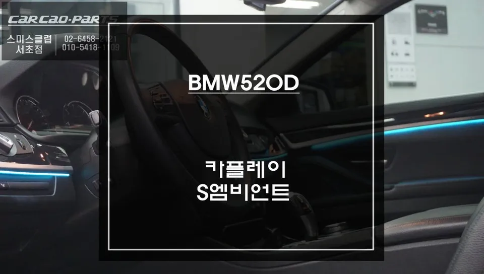 BMW 520d F10 ambient lighting review