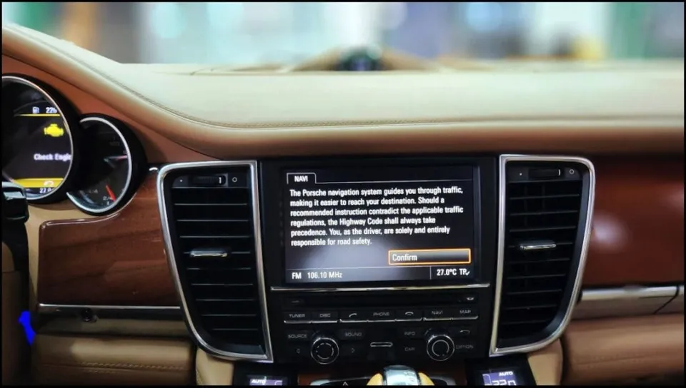 Porsche Panamera multi package - Porsche Panamera Multi-Package Install — Ambient + Android photo 3