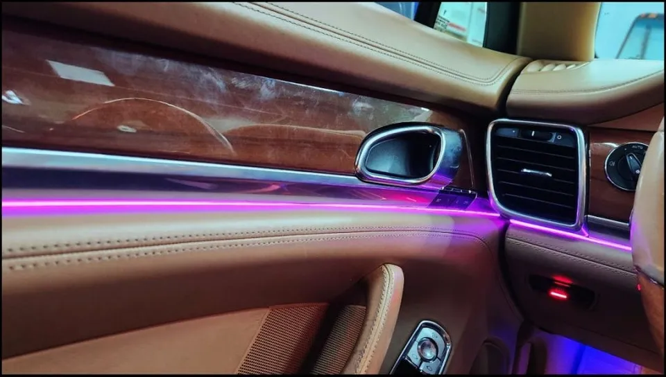 Porsche Panamera multi package - Porsche Panamera Multi-Package Install — Ambient + Android photo 7