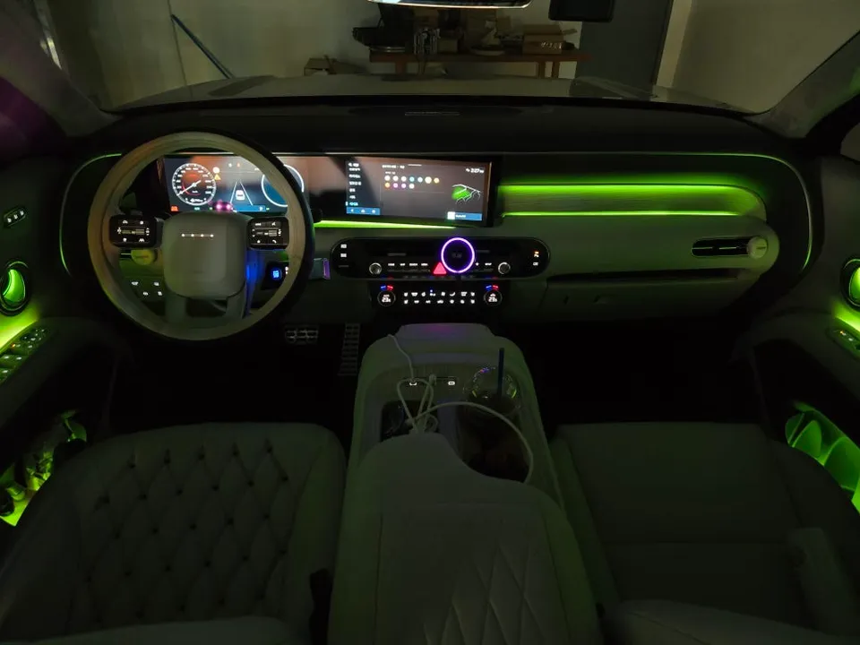Hyundai Palisade ambient lighting installation result