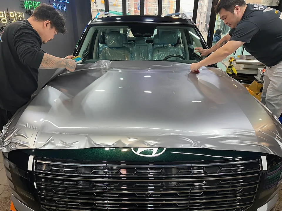 Hyundai Palisade PPF施工事例｜費用目安と仕上がり 施工写真 2-1