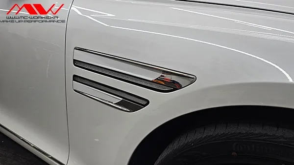 Genesis G80 RG3のカーラッピング事例|費用目安・仕上がり 施工写真 3-2