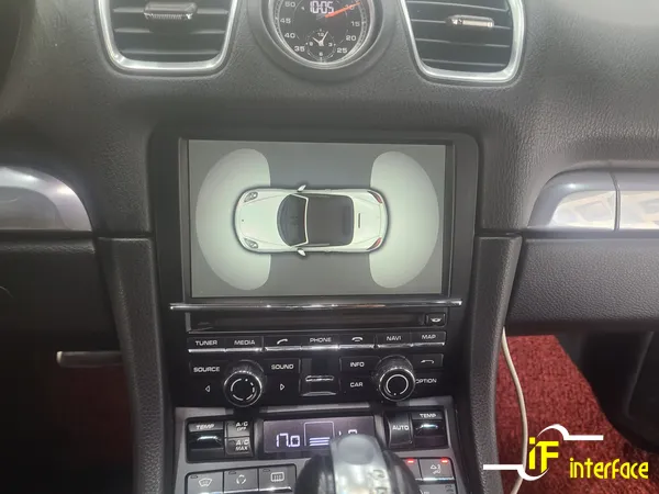 Porsche 718 BoxsterのAndroid Auto・CarPlay取付事例 写真
