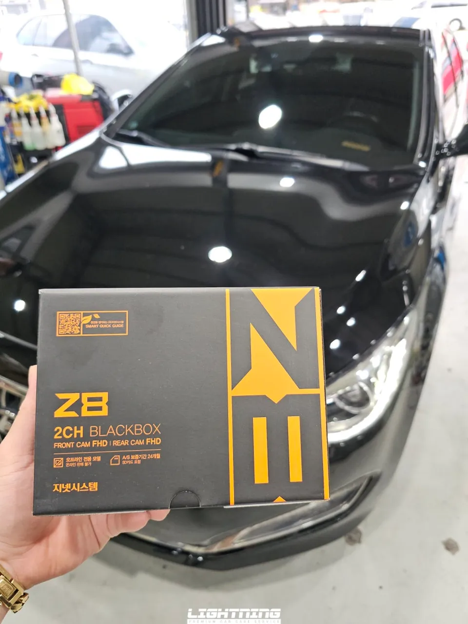 Hyundai Aslanのドラレコ取付事例|費用目安・仕上がり 施工写真 2-1