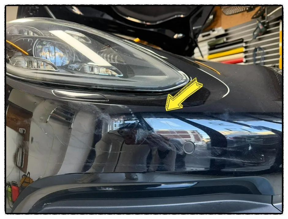 Porsche Panamera Bumper Repair Review: Cost & Results Before