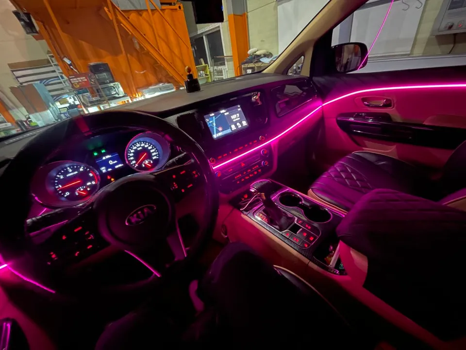 Kia Carnival KA4 ambient lighting - Kia Carnival KA4 Ambient Lighting Review: Cost & Results photo 3
