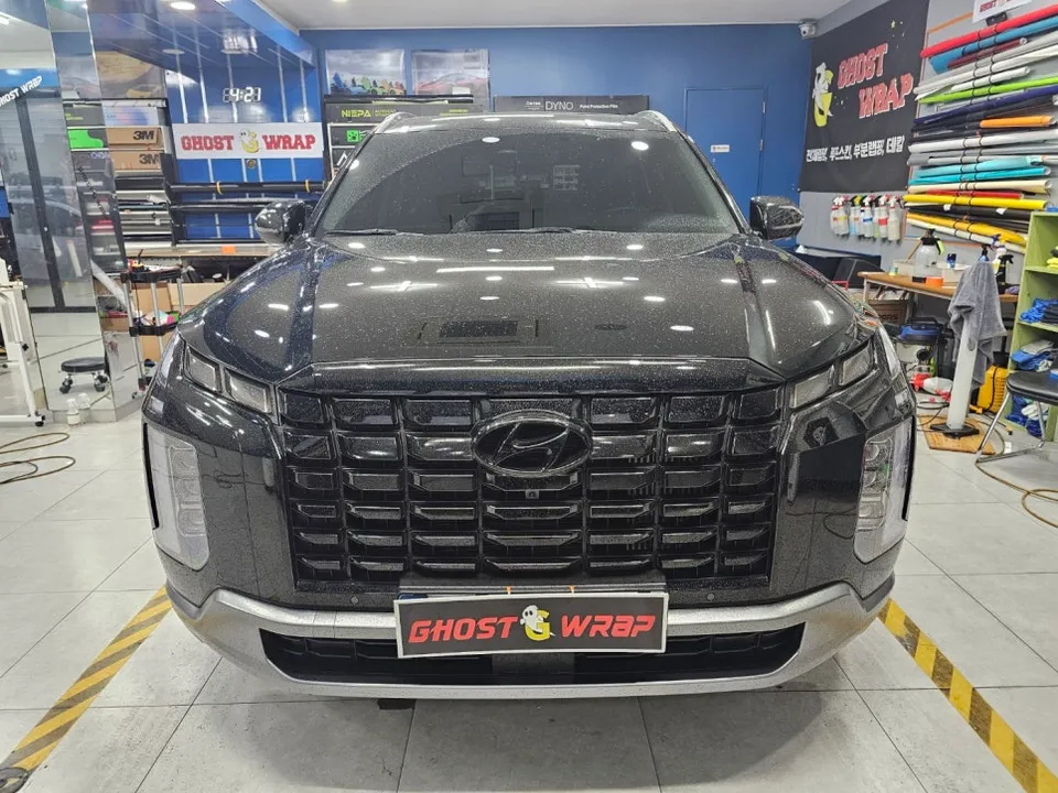 Hyundai Palisadeのカーラッピング事例｜費用目安・仕上がり 施工写真 3-1