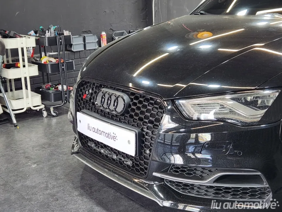 Audi S3 body kit - Audi S3 Front Grille Tuning Review: RS Version Upgrade photo 4