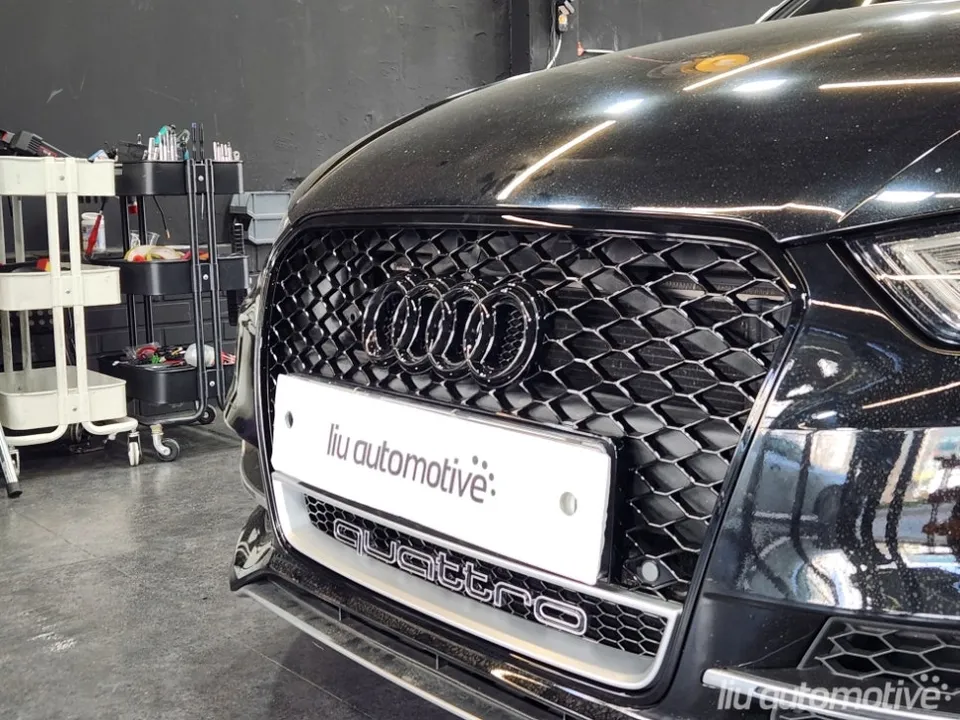 Audi S3 body kit - Audi S3 Front Grille Tuning Review: RS Version Upgrade photo 7