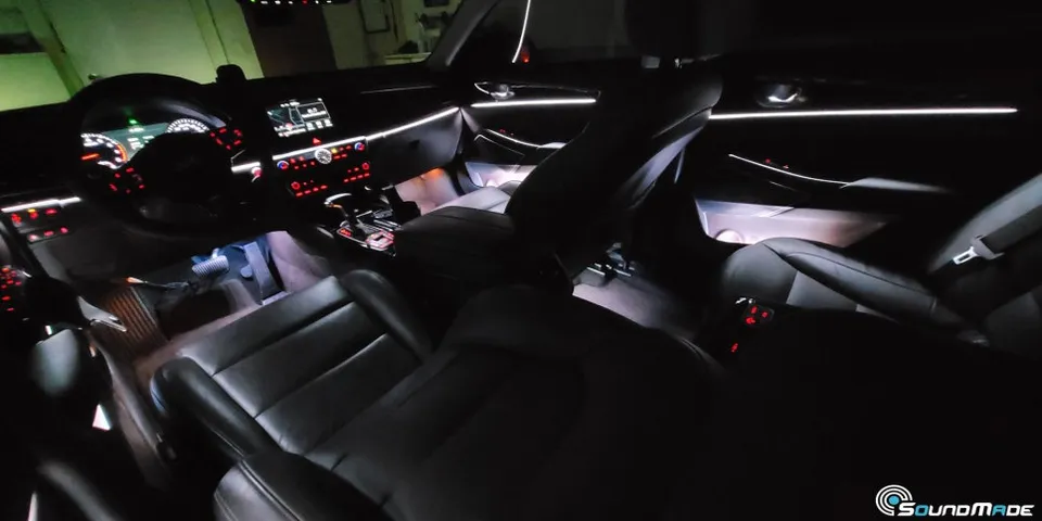 Kia K7 YG ambient lighting installation result