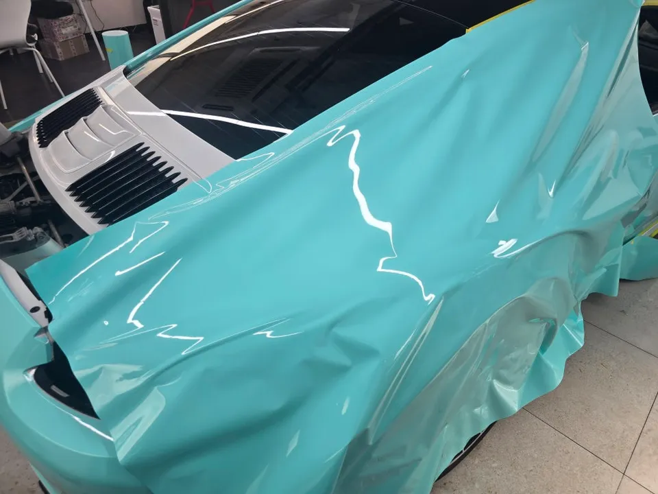 Porsche 911のカーラッピング事例 施工写真 6