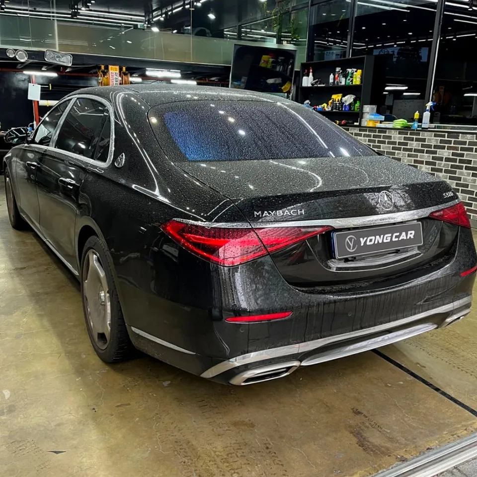 Mercedes-Benz Maybach S580のカーラッピング事例|費用目安・仕上がり 施工写真 1-2