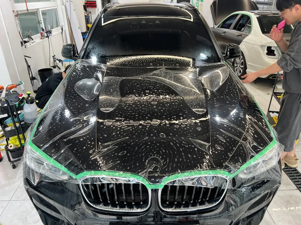 BMW X3 PPF施工事例|韓国での実例と費用目安 施工写真 3-2